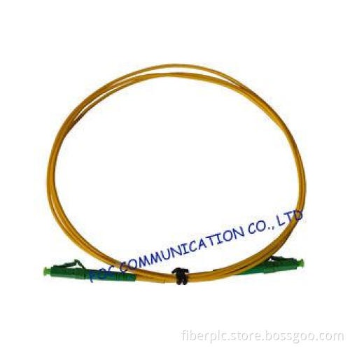 Gigabit Ethernet Single mode Fiber Optic Patch Cord LC / AP